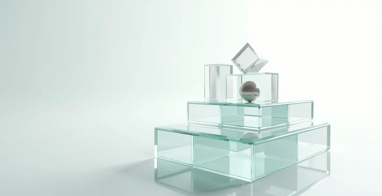 Layered visualization of financial automation components working together